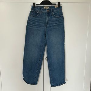 Madewell Women’s The Perfect Vintage Wide-Leg Crop Jean size 26W NWT